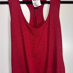 NWT Zyia Dark Red Heathered Sleeveless Women's Tank